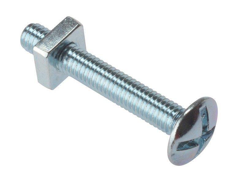M8 X 50Roofing Bolts & Nuts BZP